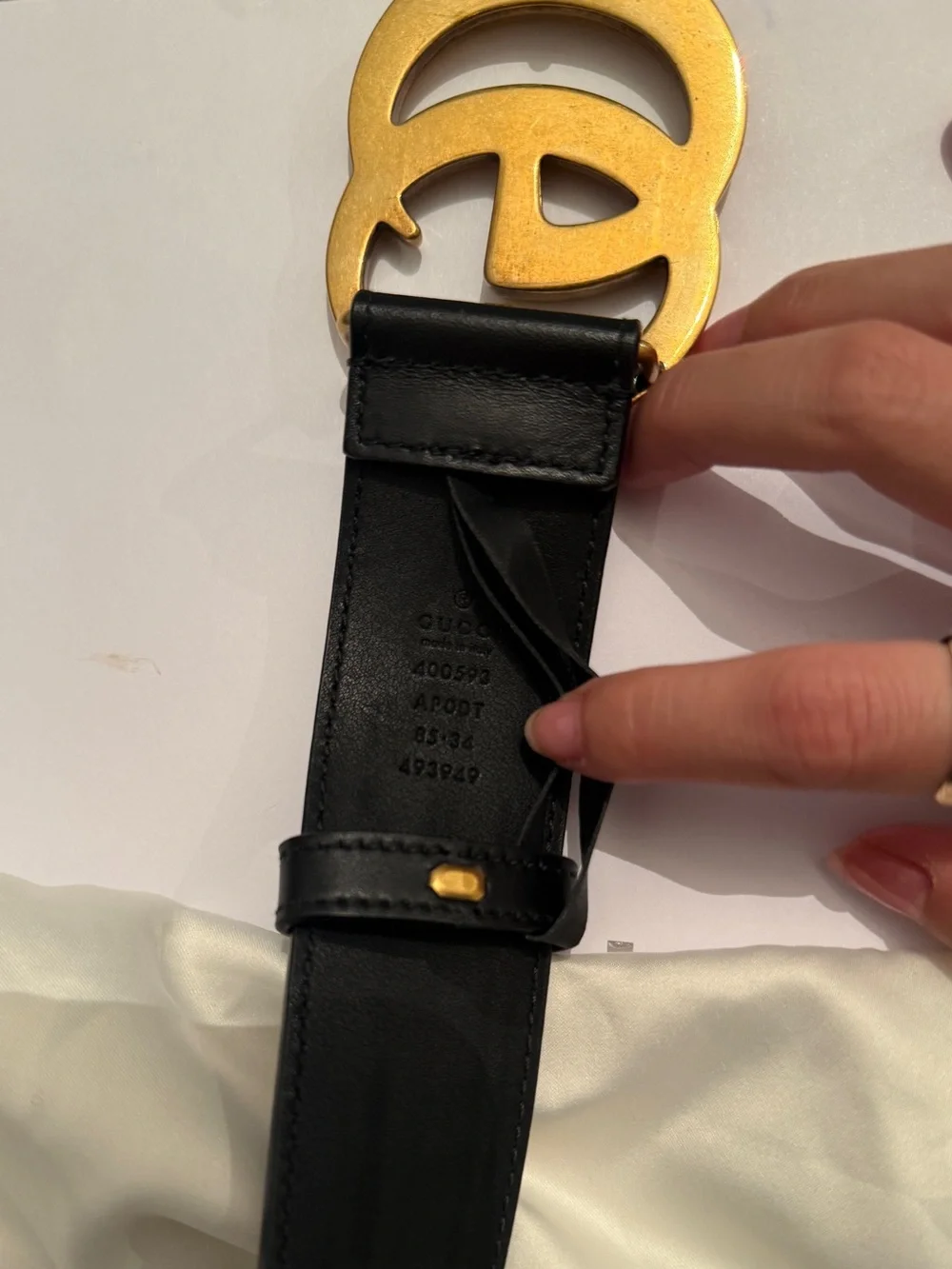 Authentic Gucci Marmont Wide Belt